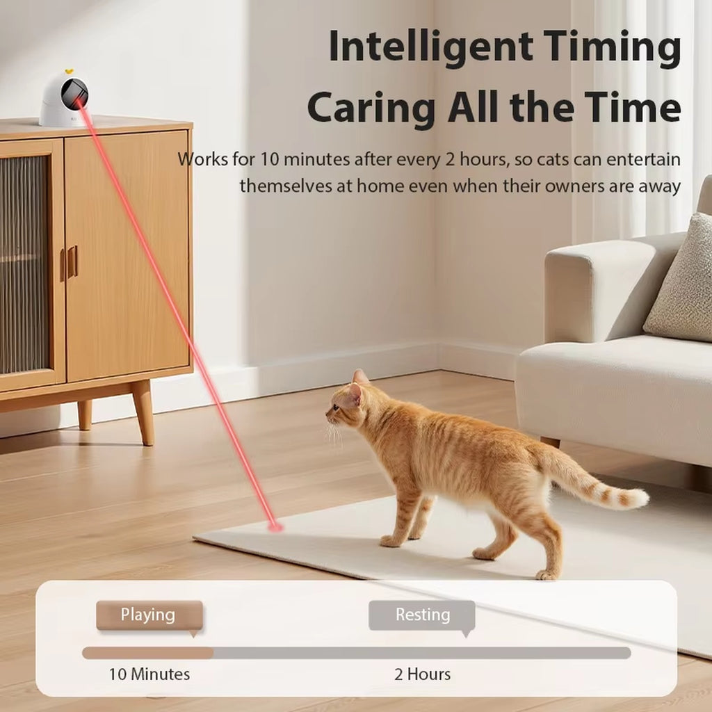 Automatic Laser Cat Toy — 360° Interactive Exercise & Stimulation