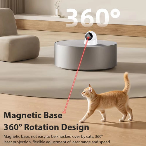 Automatic Laser Cat Toy — 360° Interactive Exercise & Stimulation