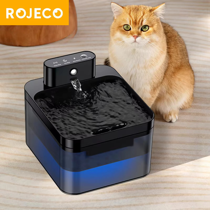 Filtered Pet Water Fountain — 2.2L Silent for Cats & Dogs